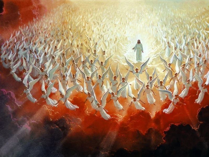 Los ángeles y La segunda venida de Jesús